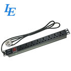 19 Inch 1u Pdu With Switch Surge Protector Power Strip