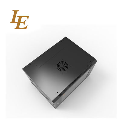 19 Inch Wall Mounted Rack Enclosure RAL7035 Grey RAL9004 Black 4U 6U 9U 12U Metal Cabinet 600mm Width 450mm/600mm Depth