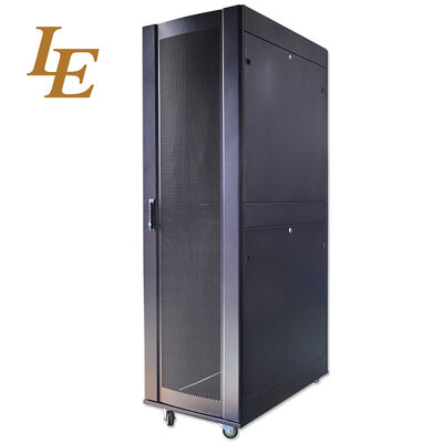 Server Rack Cabinet 42U 19 Inch Floor Standing Network Rack Cabinet with Multiple Depth Options and Durable Surface Treatment