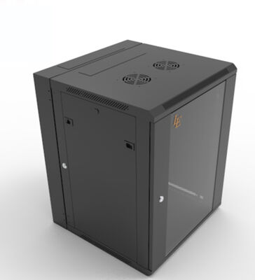 4U 6U 9U 12U 19 Inch 600x550mm 600x600mm Data Dual Section Wallmount Cabinet with Removable Side Panels