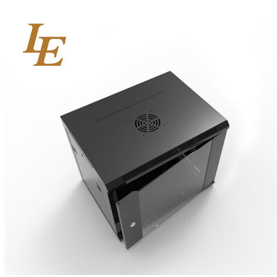 19 Inch 6U Wall Mount Data Center Cabinet with Welded Frame Removable Side Panels