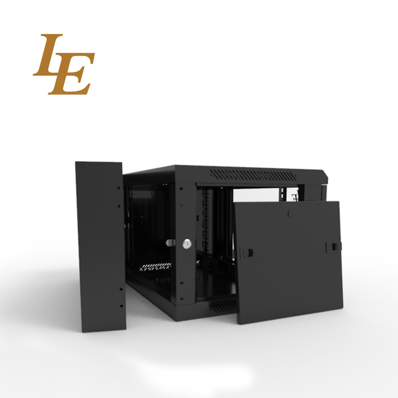 SPCC Server Cabinet 9u Double Section Flat Packing Small Wall Mount