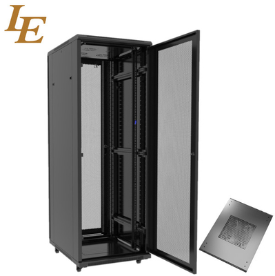 19 pulgadas 18U SPCC Server Rack Cabinet Cabinet de red con puerta de ventilación