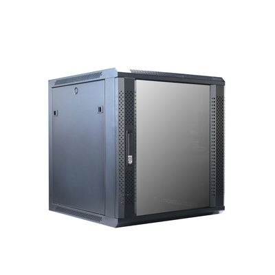 Cabinet de rack de servidor de panel trasero montable en la pared para una fácil fijación