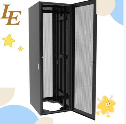 SF OEM 19 Armario de rack de servidores 18U - 47U Nueve marcos plegados con puerta trasera abierta doble