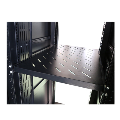 LE SC 42U SPCC Puerta de ventado con malla piso gabinete de pie y bastidor de servidores 1500 kg