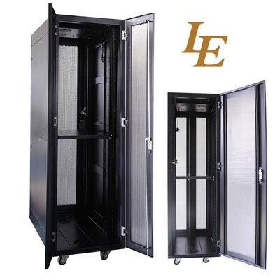 SPCC Material de acero laminado en frío 45U 800mm Depth Network Cabinet con puerta abierta doble