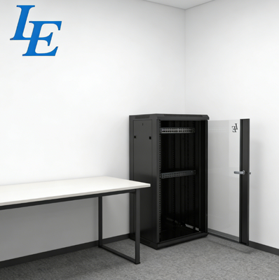Server Rack Cabinet 27U with 600mm Depth SPCC Frame and Tempered Glass Door