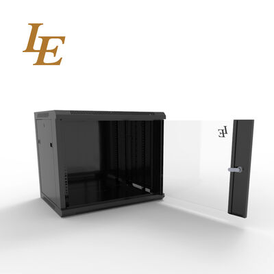 19 pulgadas 6U montaje en la pared Data Center gabinete con panel lateral removible de marco soldado