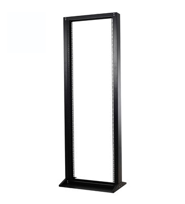 RC-Open Server Rack Cabinet 19 Inch 18U a 47U Profundidad ajustable de acero laminado en frío Rack de red con acabado recubierto de polvo