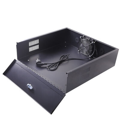 Caja de bloqueo de acero de metal 18x18x5
