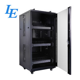 Manijas de carga del sistema dos del ventilador del gabinete del gabinete IP20 del estante del servidor del USB en el top