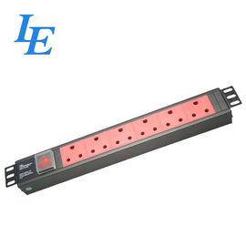 instalación horizontal/vertical de poder de aluminio de la PDU 240v del estante del servidor 1.5u de la unidad de distribución