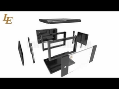 WD2-19 pulgadas 4U - 27U Revestimiento de bastidor de montaje en pared / gabinete de servidores de montaje en pared