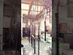 Cabinet de red de puertas de vidrio con rack para aplicaciones versátiles