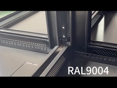 18U-47U de acero laminado en frío gabinete de servidores con bastidor