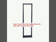 Cuadro abierto Rack de 19 pulgadas Rack de red Rack 42U Rack abierto Dos Rack de servidor de correo