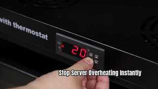 Termostato digital para gabinete de red